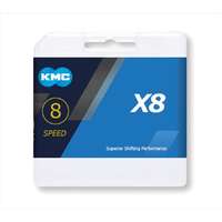 KMC Lánc KMC X8 6-7-8 sebességes MTB 1/2 x 3/32 116L kerékpáros