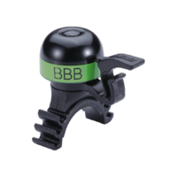 BBB BBB Cycling kerékpáros csengő BBB-16 MiniFit, fekete/zöld