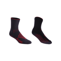 BBB BBB Cycling kerékpáros téli zokni BSO-16 FIRFeet, extrém hidegben, FAR Infrared anyagból, fekete/piros L (44-47)