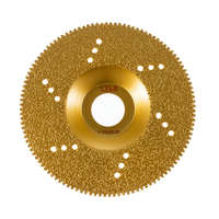 EMIKOO TLS VACUUM TEETH gyémánt csiszolótárcsa 1 oldalas d115 x 22.23 mm - arany