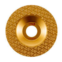 EMIKOO TLS VACUUM TRIANGLE gyémánt csiszolótárcsa 1 oldalas d100 x 22.23 mm - arany