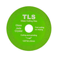 EMIKOO TLS GLASS PRO ultravékony gyémánt vágókorong d125x22,23x1.0x15 mm - üveg- és kemény anyagok precíziós vágásához