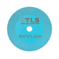 EMIKOO TLS GLASS PRO MINI ultravékony gyémánt vágókorong d50x1.0x6 mm - üveg- és kemény anyagok precíziós vágásához