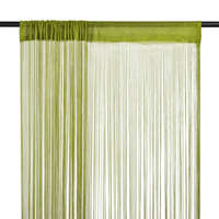  2 db zöld zsinórfüggöny 140 x 250 cm