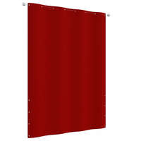  piros oxford-szövet erkélyparaván 160 x 240 cm