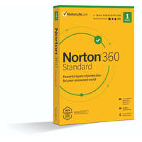 Norton NortonLifeLock Norton 360 Standard 10GB 1 felhasználó 1 eszköz 1 év licence