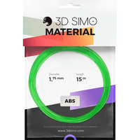 3D Simo 3D Simo ABS filament (MultiPro/KIT) 15m, áttetsző zöld (G3D3013)