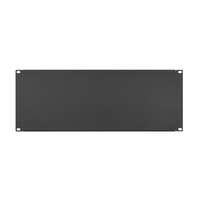 Stalflex Stalflex rack szekrény takaró panel 4U 19" fekete (RP19-4U-B)