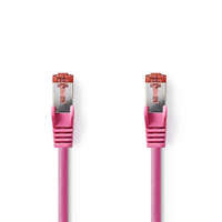 Nedis Nedis Cat 6 kábel, RJ45 (8P8C) dugasz-RJ45 (8P8C) dugasz, S/FTP, 1.00 m, rózsaszín