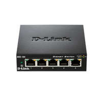 D-Link D-LINK Switch 5x1000Mbps Fémházas Asztali (DGS-105GL/E)