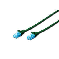 Digitus Digitus DK-1511-050/G CAT5e U/UTP PVC 5m patch kábel zöld