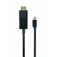 Gembird Gembird Mini DisplayPort 1.2 -> HDMI M/M kábel 1.8m fekete (CC-mDP-HDMI-6)