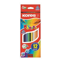 Kores Kores Triangular színes ceruza készlet 12 különböző szín (93312)