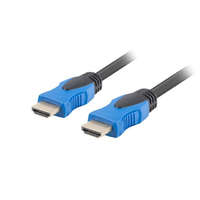 Lanberg Lanberg HDMI összekötő kábel 1.8m fekete-kék (CA-HDMI-20CU-0018-BK)