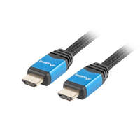 Lanberg Lanberg HDMI összekötő kábel 1.8m fekete-kék (CA-HDMI-20CU-0018-BL)