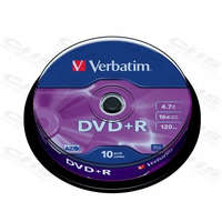 Verbatim Verbatim DVD+R 4.7GB 16x DVD lemez 10db/henger