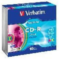 Verbatim Verbatim 80&#039;/700MB 52x slim CD lemez 10db/csomag