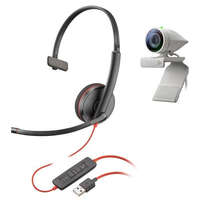 Poly Poly Studio P5 webkamera + Blackwire 3210 headset (2200-87120-025)