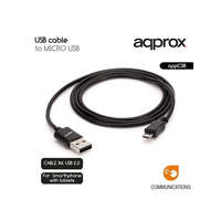 Approx Approx USB2.0 - Micro USB kábel 1m (APPC38)