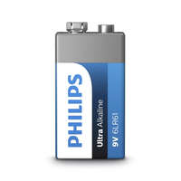 Philips Philips Ultra Alkaline elem 9V/6LR61 (6LR61E1B/10)