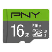 PNY 16GB microSDHC PNY Elite U1 + adapter (P-SDU16GU185GW-GE)