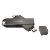 Sandisk Pen Drive 128GB Type-C / Lightning SanDisk iXpand Flash Drive Luxe fekete (SDIX70N-128G-GN6NE / 186553)