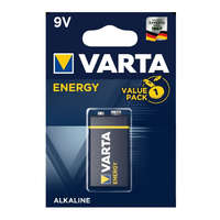 Varta Varta High Energy alkáli elem 9V 6LR61 (1db/csomag) (4122229411)