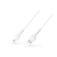 Devia Devia Kintone Cable V2 Series USB - Lightning adat- és töltőkábel fehér 1m, 5V/2.1A, ECO csomagolás (ST348594)