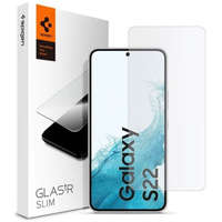 Spigen Spigen Glas.tR Slim HD Samsung Galaxy S22 edzett üveg kijelzővédő fólia (AGL04155)