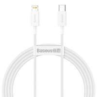 Baseus Baseus Superior USB-C Lightning töltőkábel, 20 W, PD, 1,5 m, fehér (CATLYS-B02)