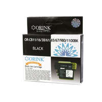 Orink Orink CB11/LC980/LC1100XL utángyártott Brother tintapatron fekete (BROCB11BK)
