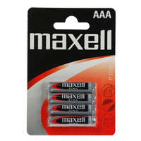 Maxell Maxell Alkáli AAA féltartós mini ceruza elem (4db / csomag) (LR03/MAX154035)