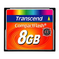 Transcend 8GB Compact Flash Memória Transcend 133x (TS8GCF133)