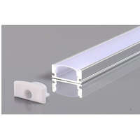 Optonica Optonica alumínium profil LED szalaghoz 17.4x7x12.4mm 2m fehér (OT1-A2 / 5184)