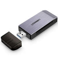 UGREEN UGREEN 4 az 1-ben USB adapter SD + microSD kártyaolvasó, ezüst (50541)