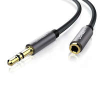 UGREEN UGREEN AV118 AUX jack audio hosszabbító kábel 3.5 mm 1.5m fekete (10593)