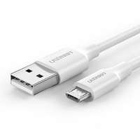 UGREEN UGREEN micro USB- USB-kábel QC 3.0, 2,4A, 1m, fehér (60141)