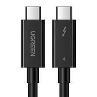UGREEN UGREEN US501 USB-C– USB-C kábel , Gen3, 100W, 4K, 0.8m, fekete (30389)