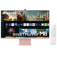 Samsung 32" Samsung Smart M8 LCD monitor rózsaszín-fehér (LS32BM80PUUXEN)