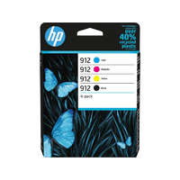 HP HP 912 tintapatron csomag fekete/ciánkék/bíbor/sárga (6ZC74AE )