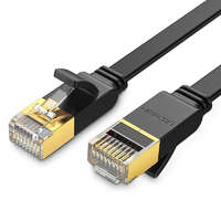 UGREEN UGREEN NW106 Ethernet RJ45 lapos hálózati kábel, Cat.7, STP, 10m, fekete (11265)