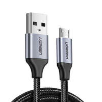 UGREEN UGREEN USB-Mikro USB-kábel QC 3.0 2,4A 1m fekete (60146)