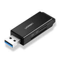 UGREEN UGREEN CM104 SD / microSD USB 3.0 memóriakártya-olvasó fekete (40752)