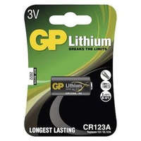GP Batteries GP gombelem CR123A 3V Lithium (GPCR123A-BL1)