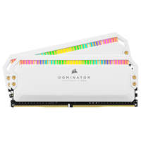 Corsair 16GB 4000MHz DDR4 RAM Corsair Dominator Platinum RGB white (2x8GB) (CMT16GX4M2K4000C19W)