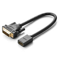 UGREEN UGREEN 20118 DVI-HDMI adapter 15 cm fekete (20118 )