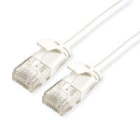 Roline Roline UTP slim patch kábel Cat.6A 0.5m fehér (21.15.0980-100)