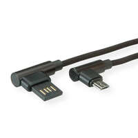 Roline Roline USB-A 2.0 --> USB micro B összekötő kábel 1.8m (11.02.8721-10)