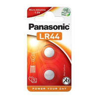Panasonic Panasonic alkáli-mangán LR44 gombelem (2db/csomag) (LR-44EL/2B)