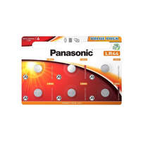 Panasonic Panasonic Alkáli-mangán LR44 gombelem (6db/csomag) (LR-44EL/6BP)